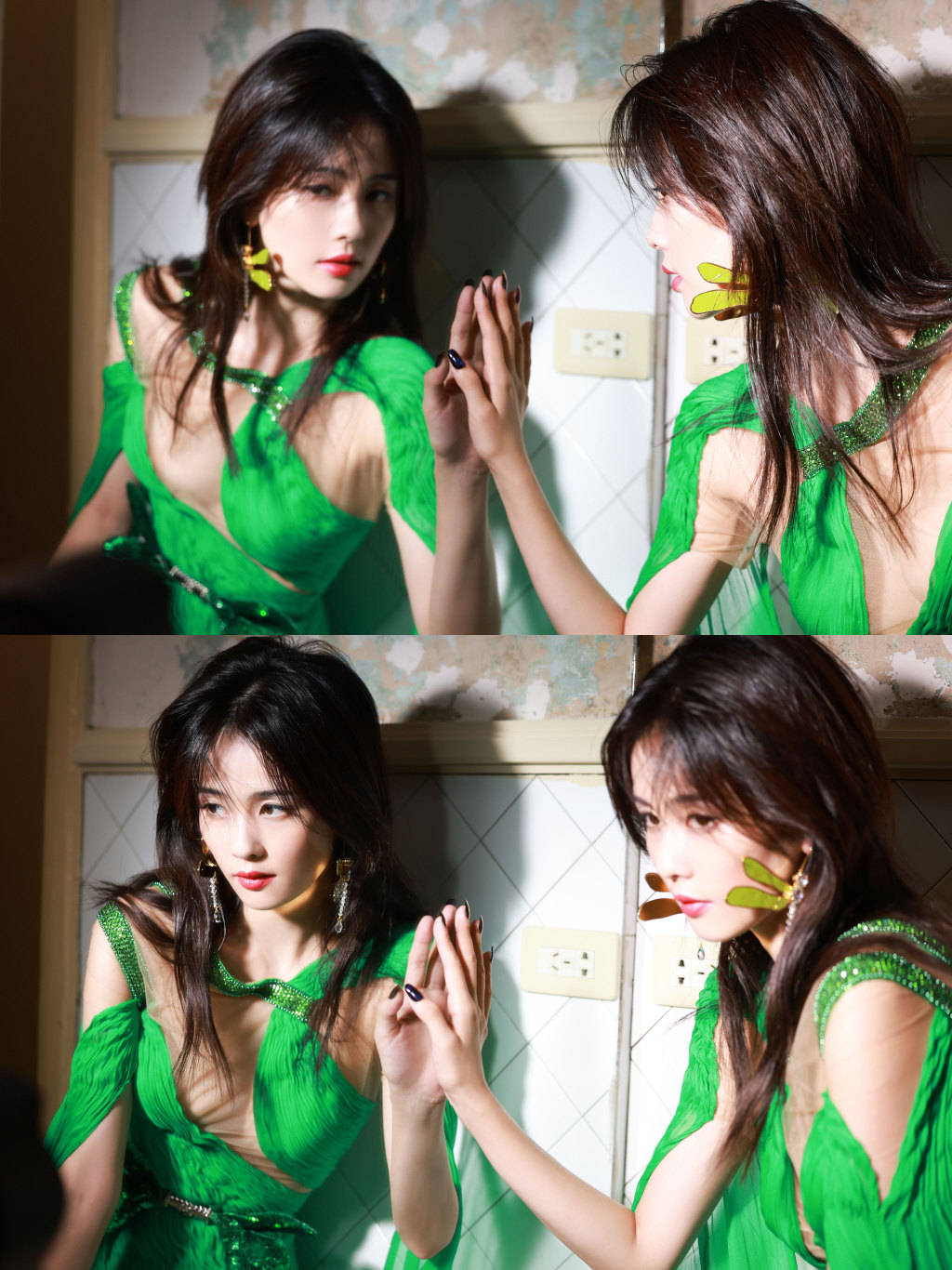白鹿写真风情万种性感撩人！她肤白貌美大长腿太惊艳了-7
