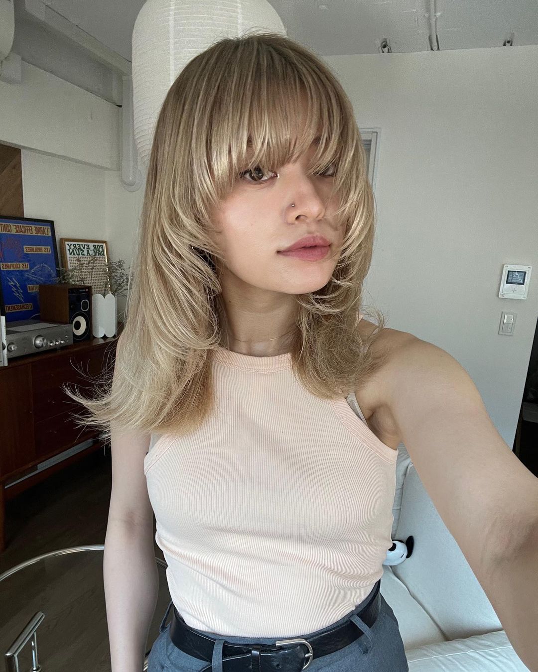 层次羽毛剪上卷后原来看起来这么美，很多日本女生都爱换这个发型