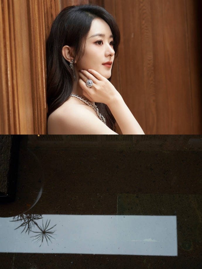 赵丽颖穿镂空长裙秀曼妙身姿,渐变礼服美如公主-14 赵丽颖穿镂空长裙秀曼妙身姿,渐变礼服美如公主
