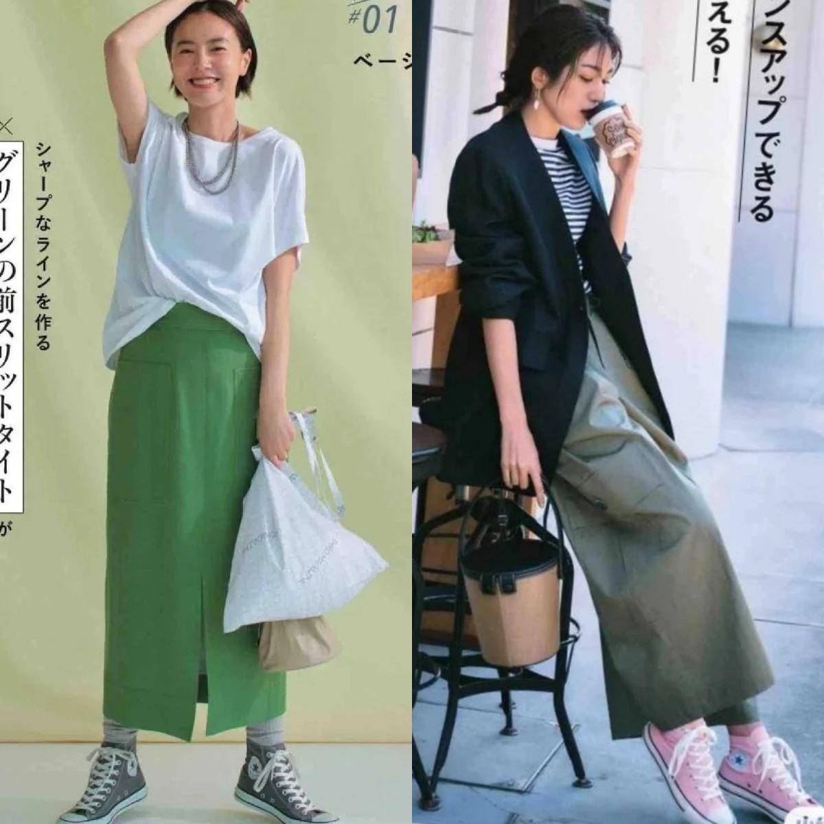 “帆布鞋”烂大街了?日本中年主妇穿搭示范太美太高级-9 “帆布鞋”烂大街了?日本中年主妇穿搭示范太美太高级