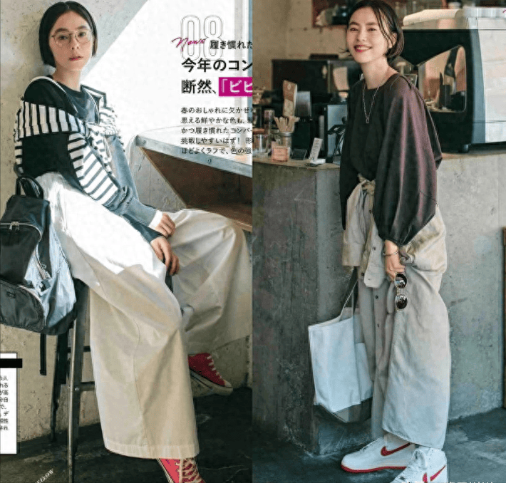 “帆布鞋”烂大街了?日本中年主妇穿搭示范太美太高级-1 “帆布鞋”烂大街了?日本中年主妇穿搭示范太美太高级