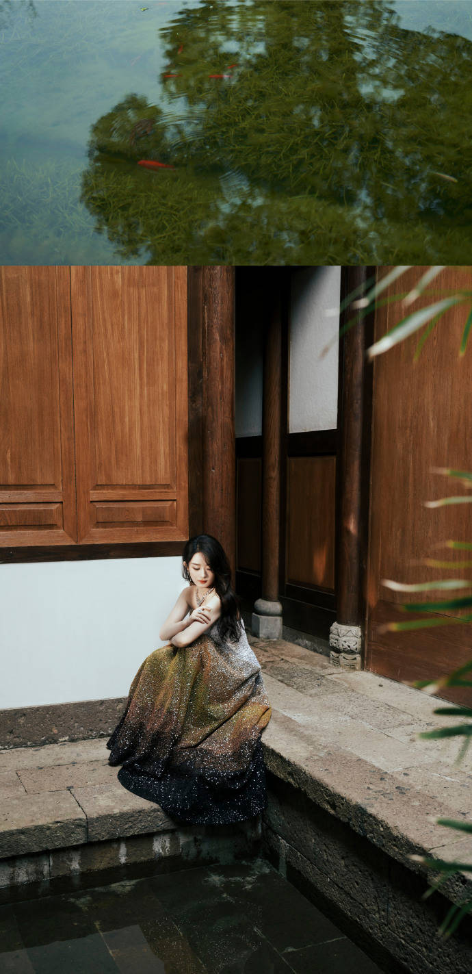 赵丽颖穿镂空长裙秀曼妙身姿,渐变礼服美如公主-15 赵丽颖穿镂空长裙秀曼妙身姿,渐变礼服美如公主