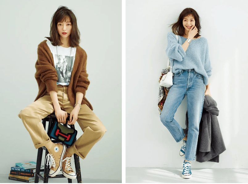 春天回头率最高的九分裤+平底鞋穿法，舒适时髦小个子也适合