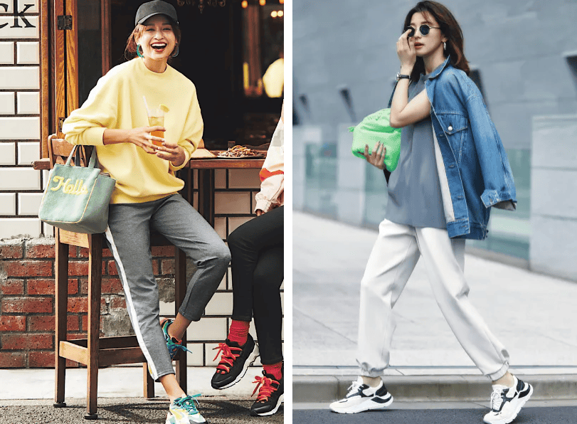 春天回头率最高的九分裤+平底鞋穿法，舒适时髦小个子也适合