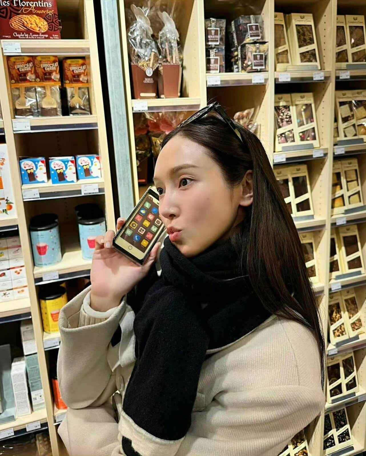 郑秀晶和郑秀妍的日常随拍