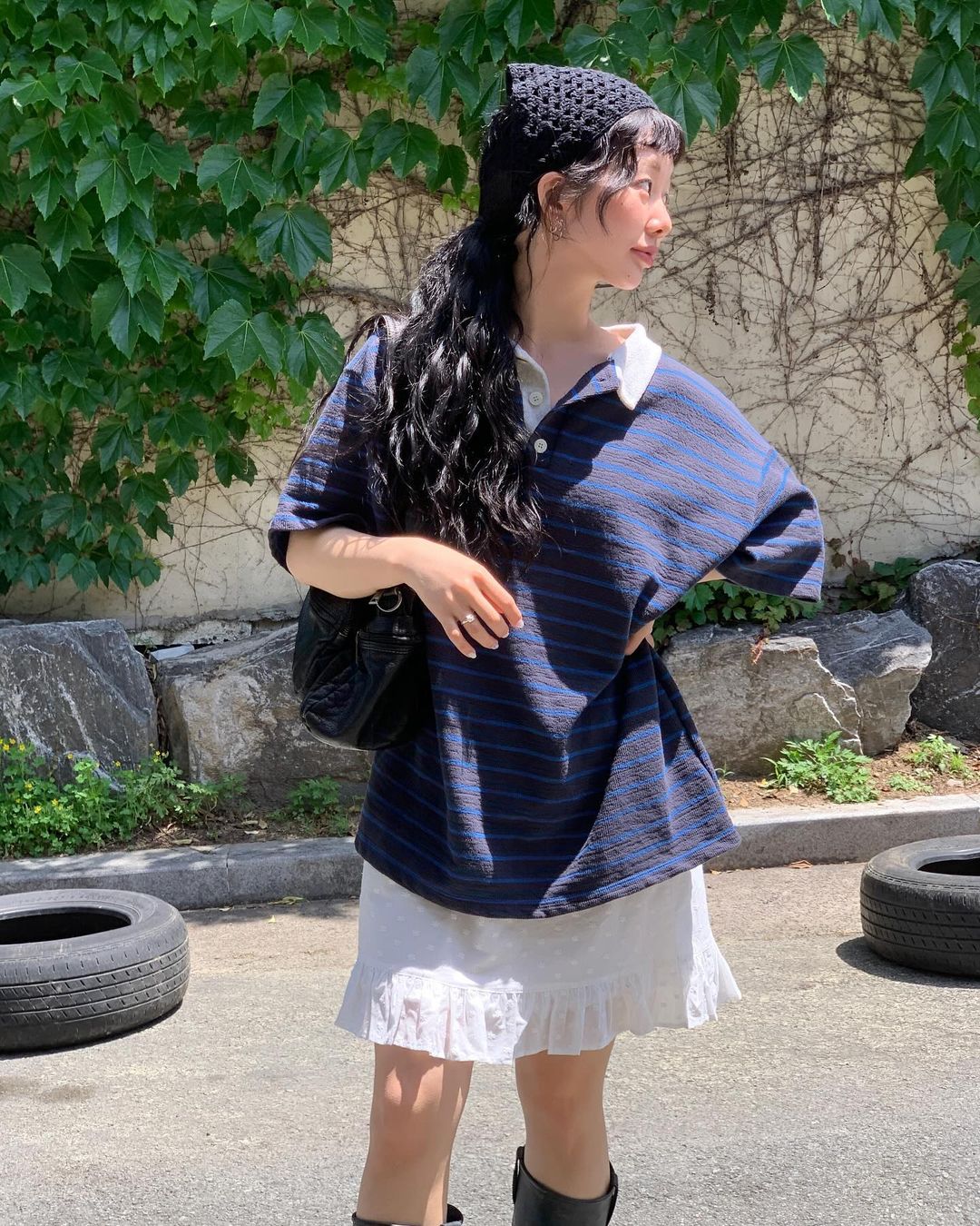 今夏白裙正流行，尤其蓬松有层次的“蛋糕短裙”和芭蕾风混搭很好看