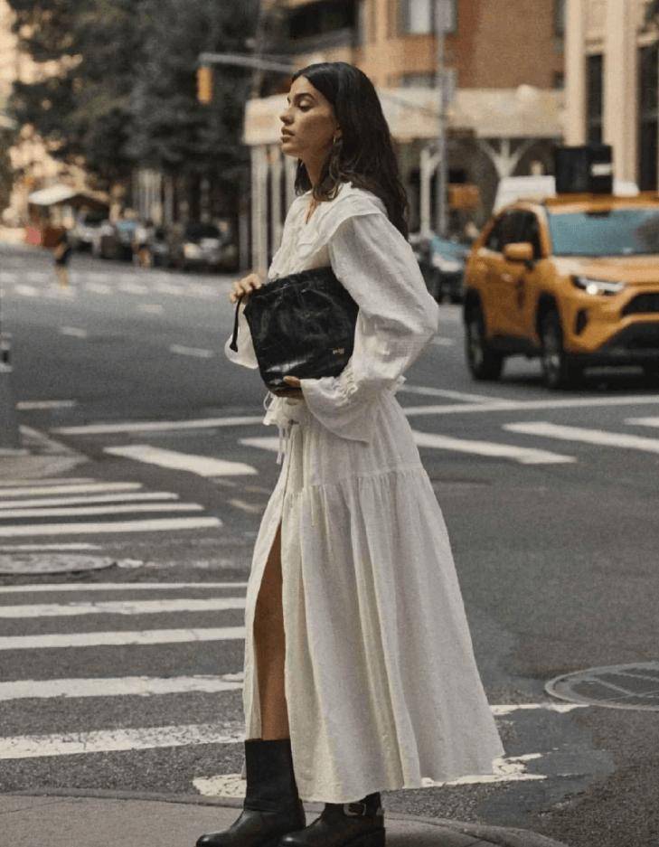 早秋穿白色系搭配,越简单越时髦!-2 早秋穿白色系搭配,越简单越时髦!
