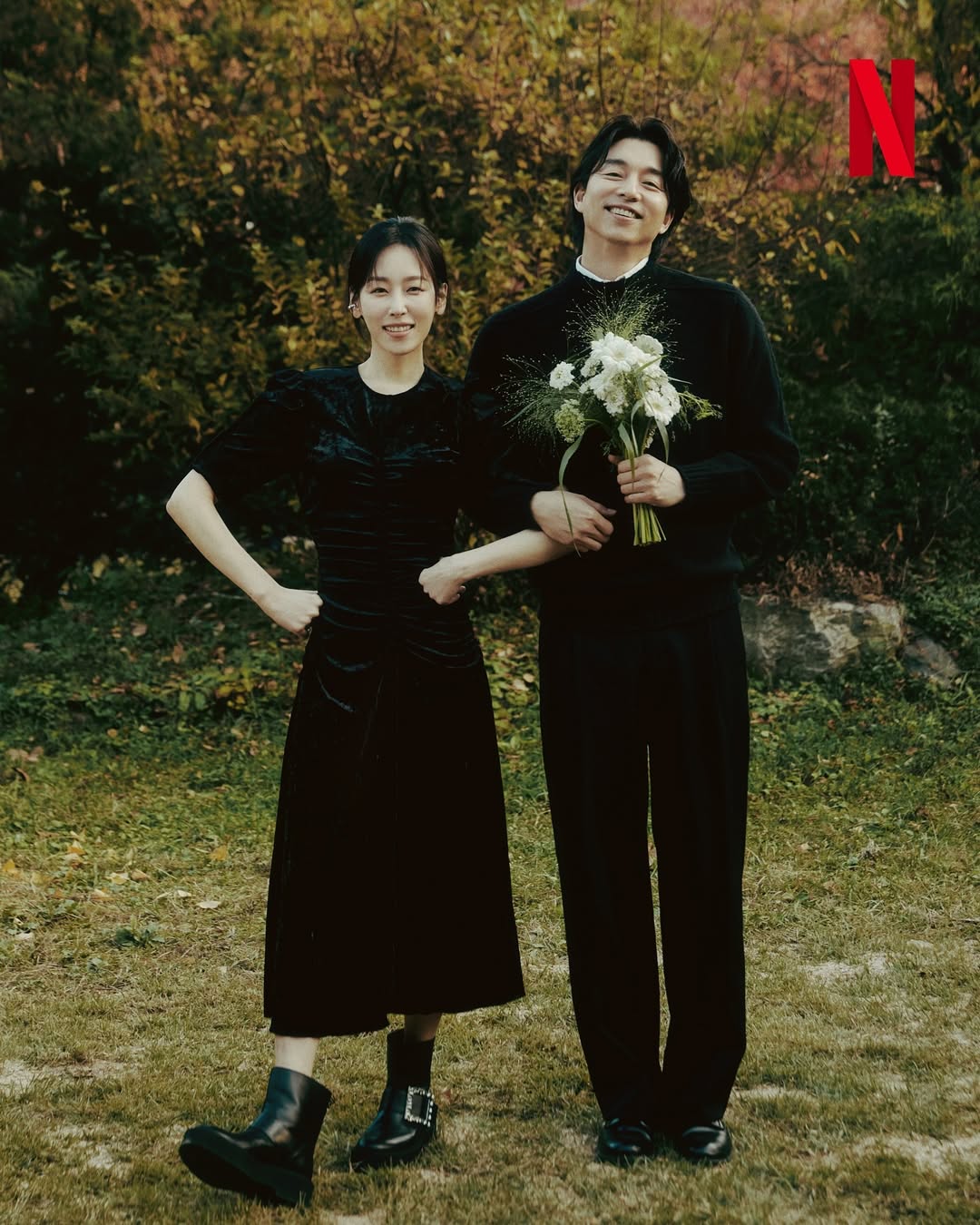 孔刘和徐玄振的《一箱情缘》宣传照太甜了,简直婚纱照教科书