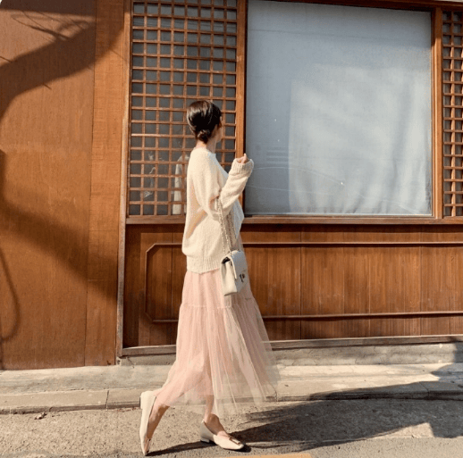 穿梭都市海岸，Blanc_sumi的仙女风裙子演绎百变魅力