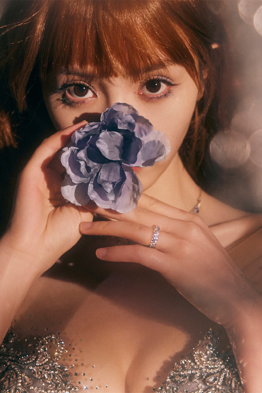 田曦薇金发人鱼公主造型 像童话里走出来的公主 ​