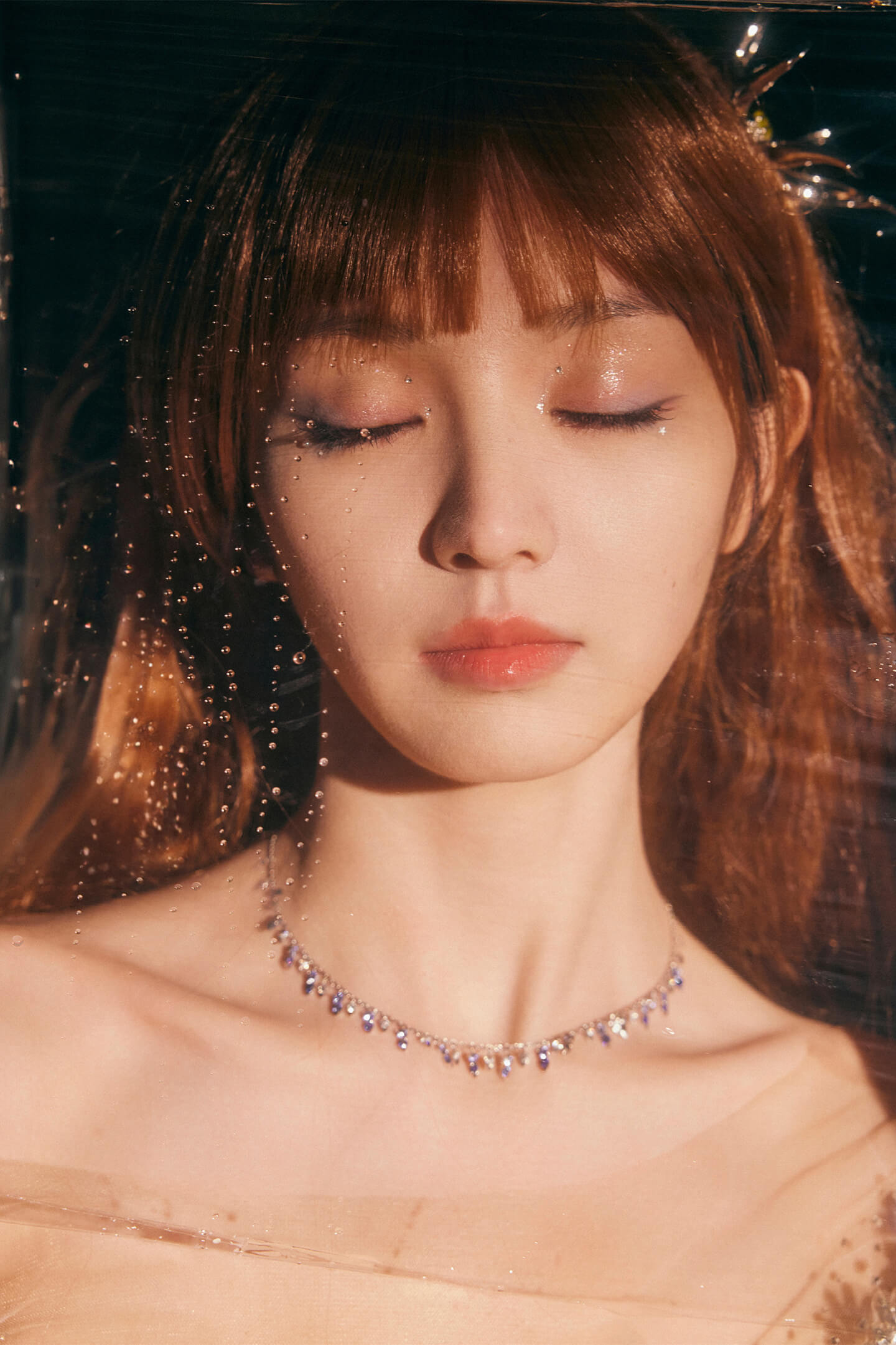 田曦薇金发人鱼公主造型 像童话里走出来的公主 ​