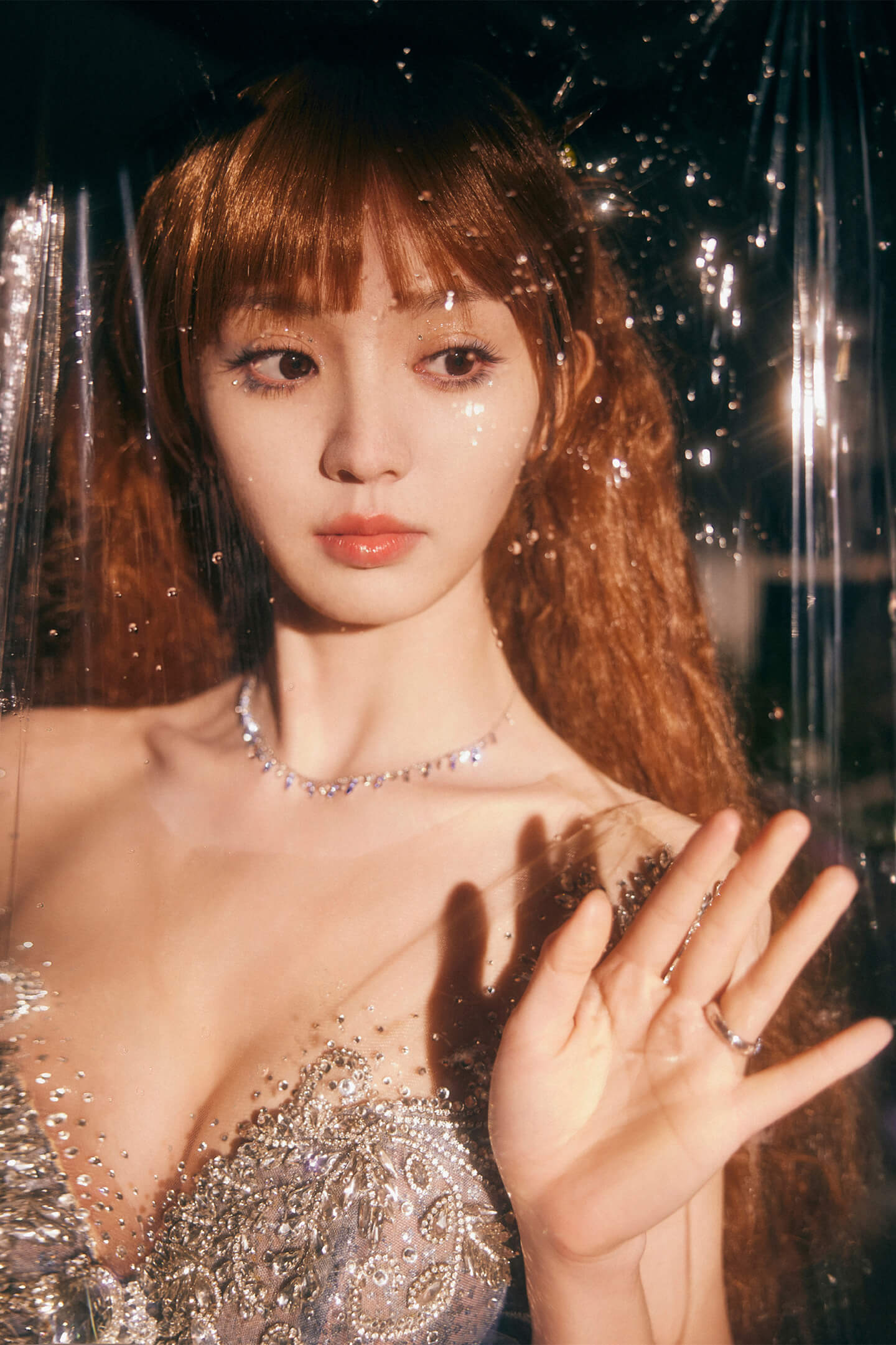 田曦薇金发人鱼公主造型 像童话里走出来的公主 ​