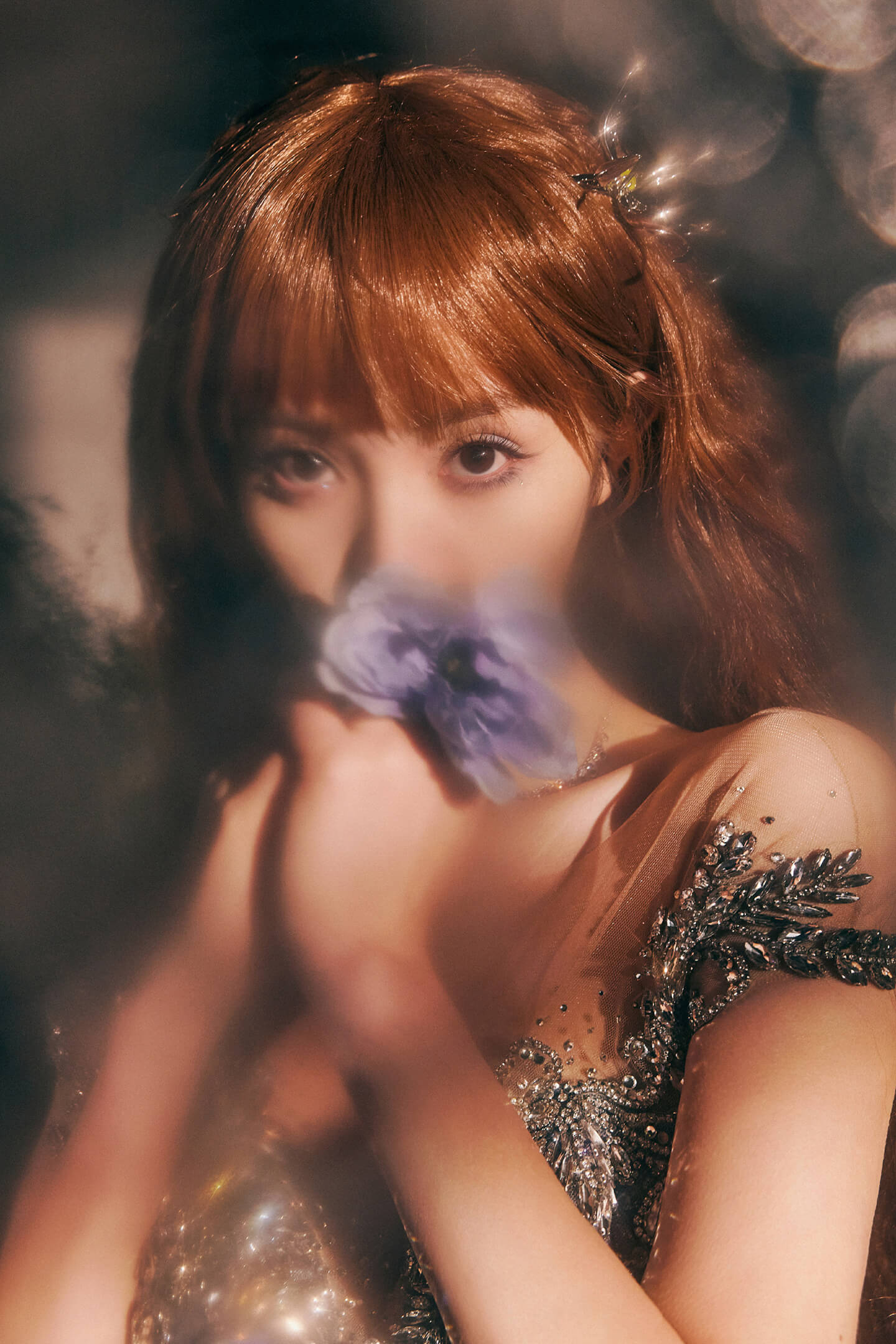 田曦薇金发人鱼公主造型 像童话里走出来的公主 ​