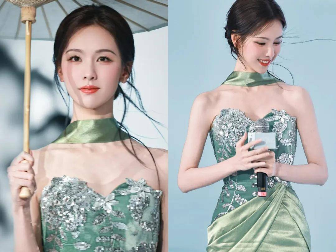 钟楚曦成“荔枝女孩”、陈都灵变“青绿山水”，东方美学最后赢麻了-14