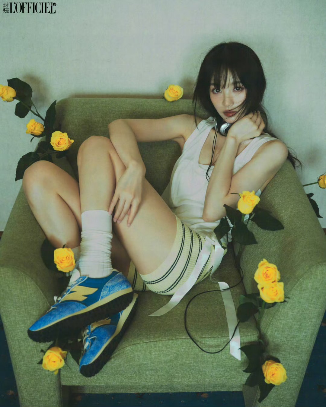 田曦薇时装杂志八月封面照片美图