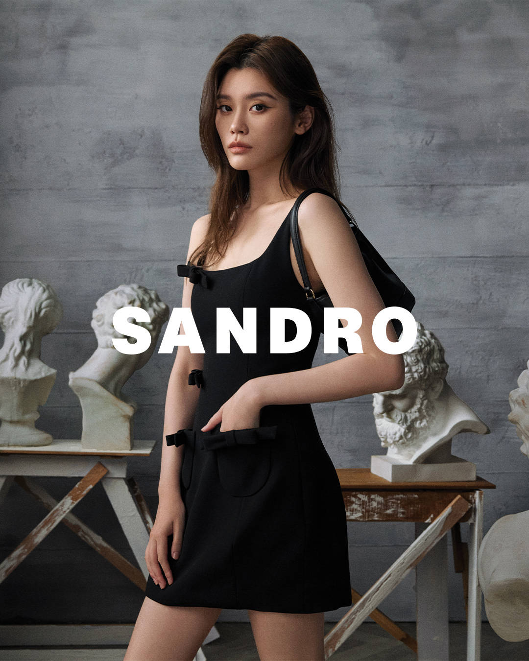 SANDRO携手大中华区品牌挚友奚梦瑶发布2025秋冬系列广告大片-3 SANDRO携手大中华区品牌挚友奚梦瑶发布2025秋冬系列广告大片