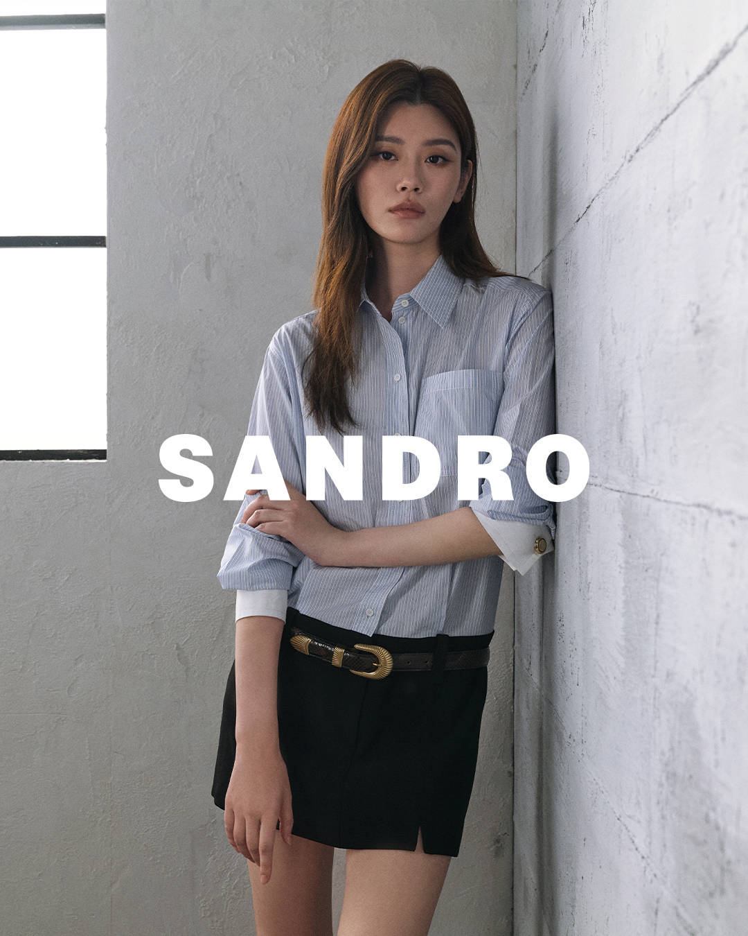 SANDRO携手大中华区品牌挚友奚梦瑶发布2025秋冬系列广告大片-5 SANDRO携手大中华区品牌挚友奚梦瑶发布2025秋冬系列广告大片