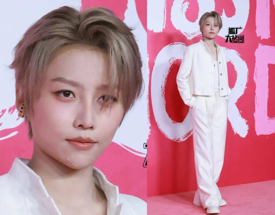 上海这一夜，迪丽热巴发型拖后腿，周也妆发出彩，大合照C位引争议-1