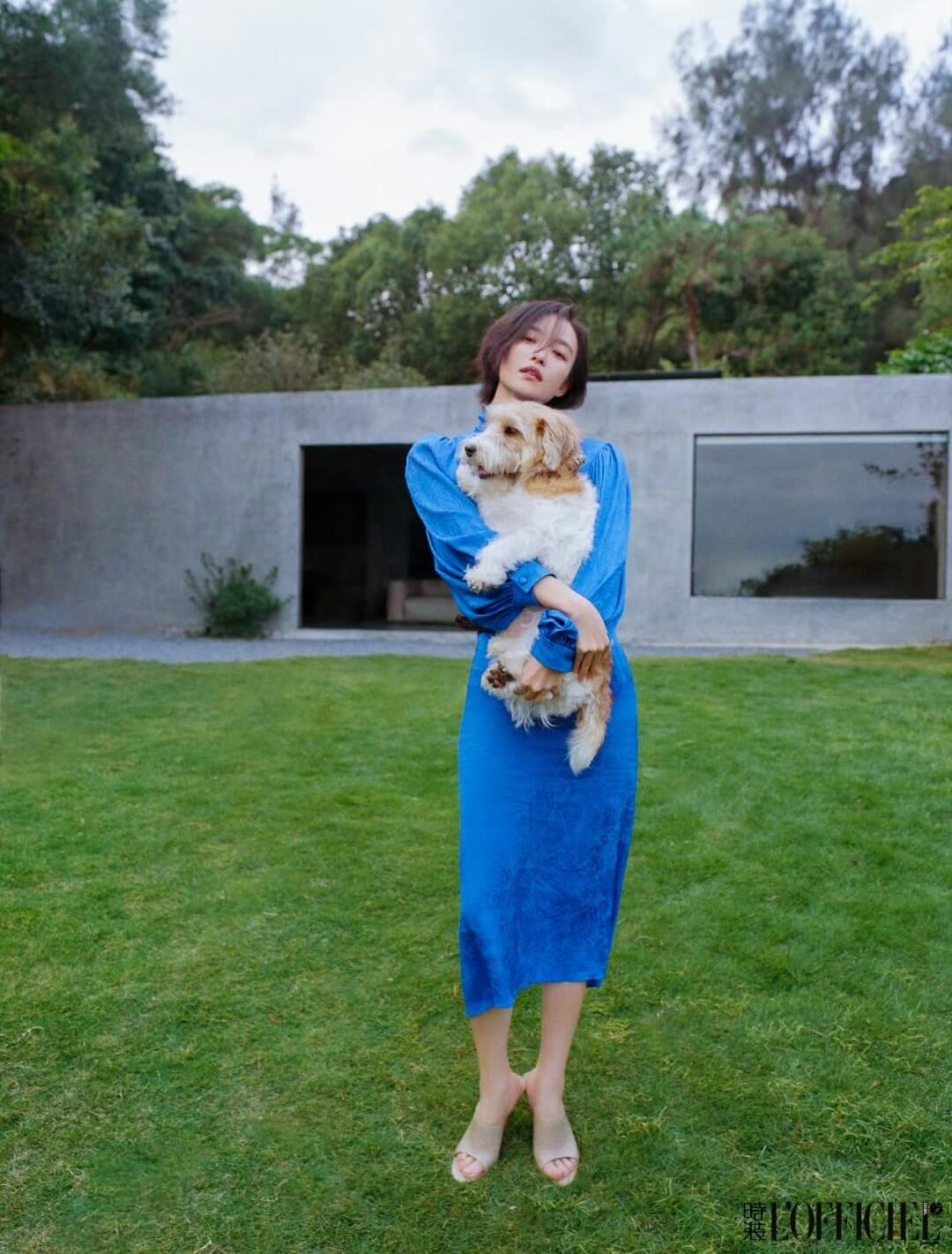 倪妮《时装LOFFICIEL》十二月杂志封面造型