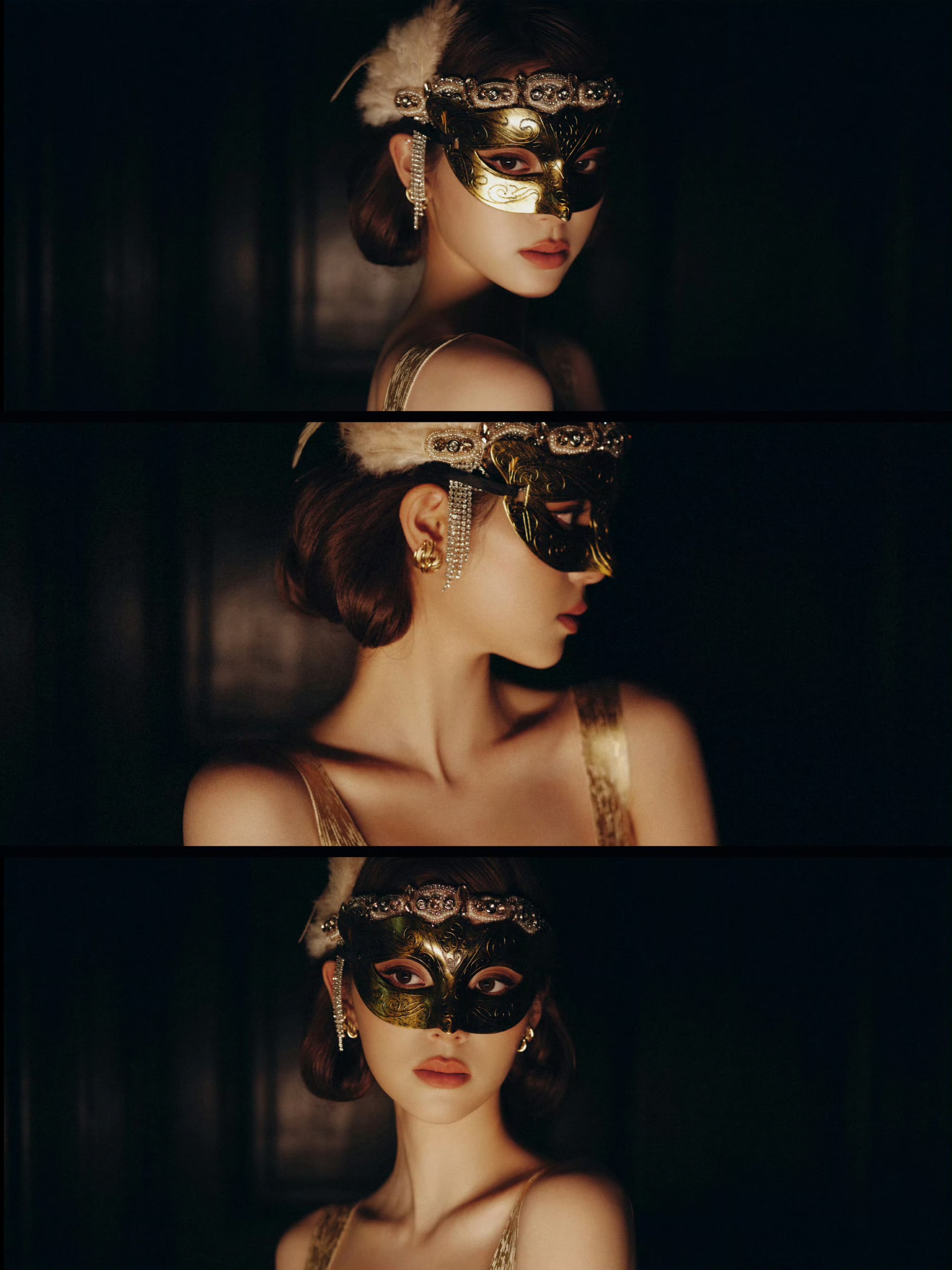 欧阳娜娜cos《了不起的盖茨比》里的黛西造型，造型太出彩了