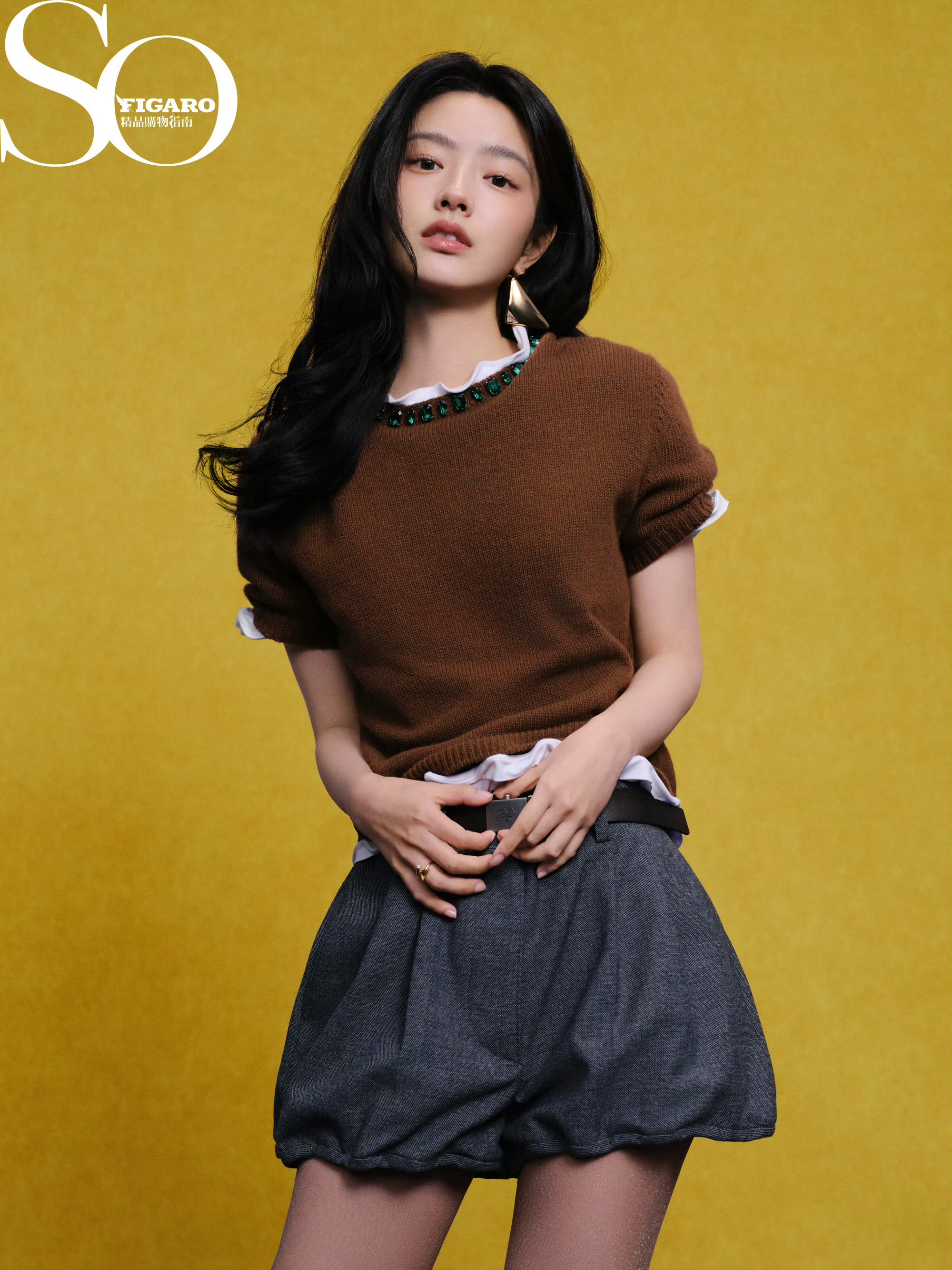 徐若晗SoFigaro封面 一路斑斓时尚大片