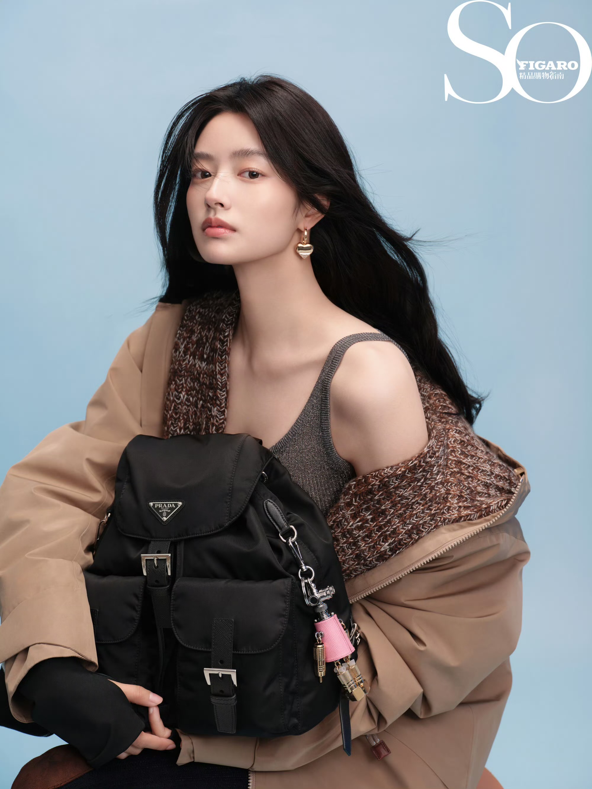 徐若晗SoFigaro封面 一路斑斓时尚大片