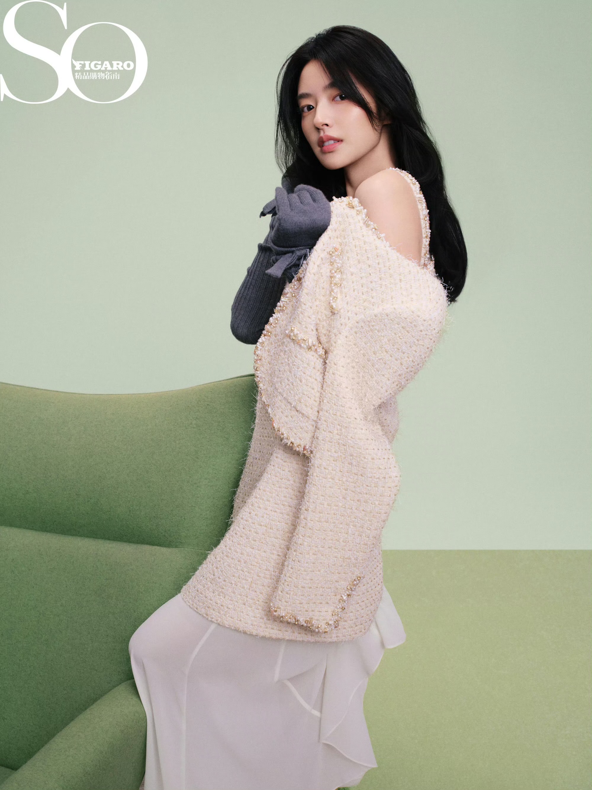徐若晗SoFigaro封面 一路斑斓时尚大片