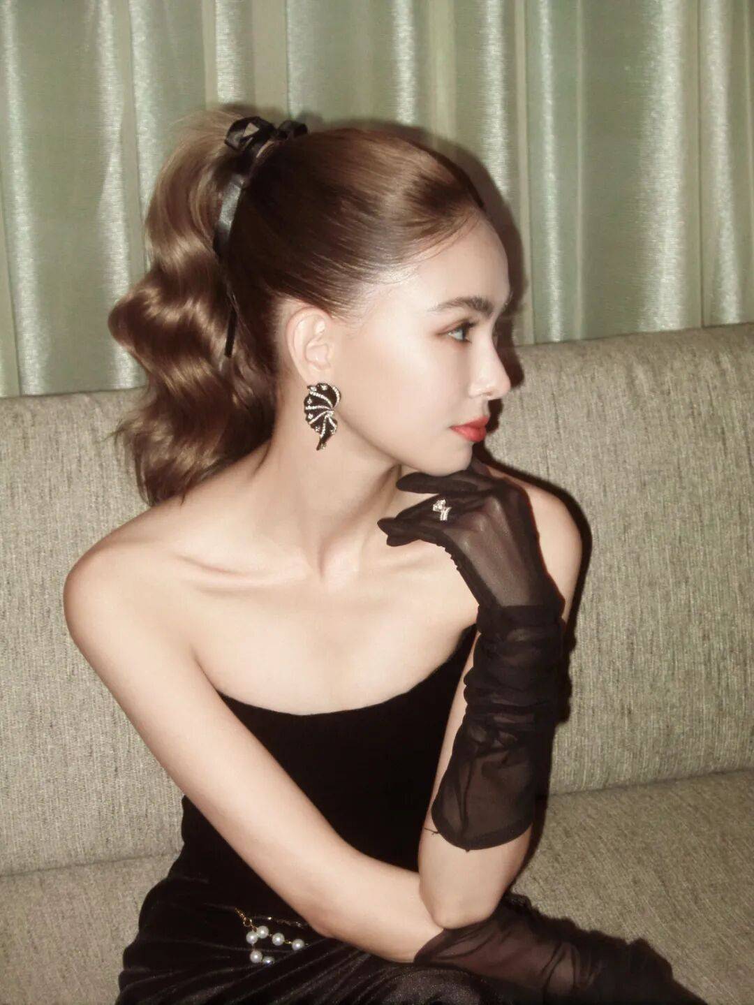 昆凌的复古风美照,她也太美了-1 昆凌的复古风美照,她也太美了