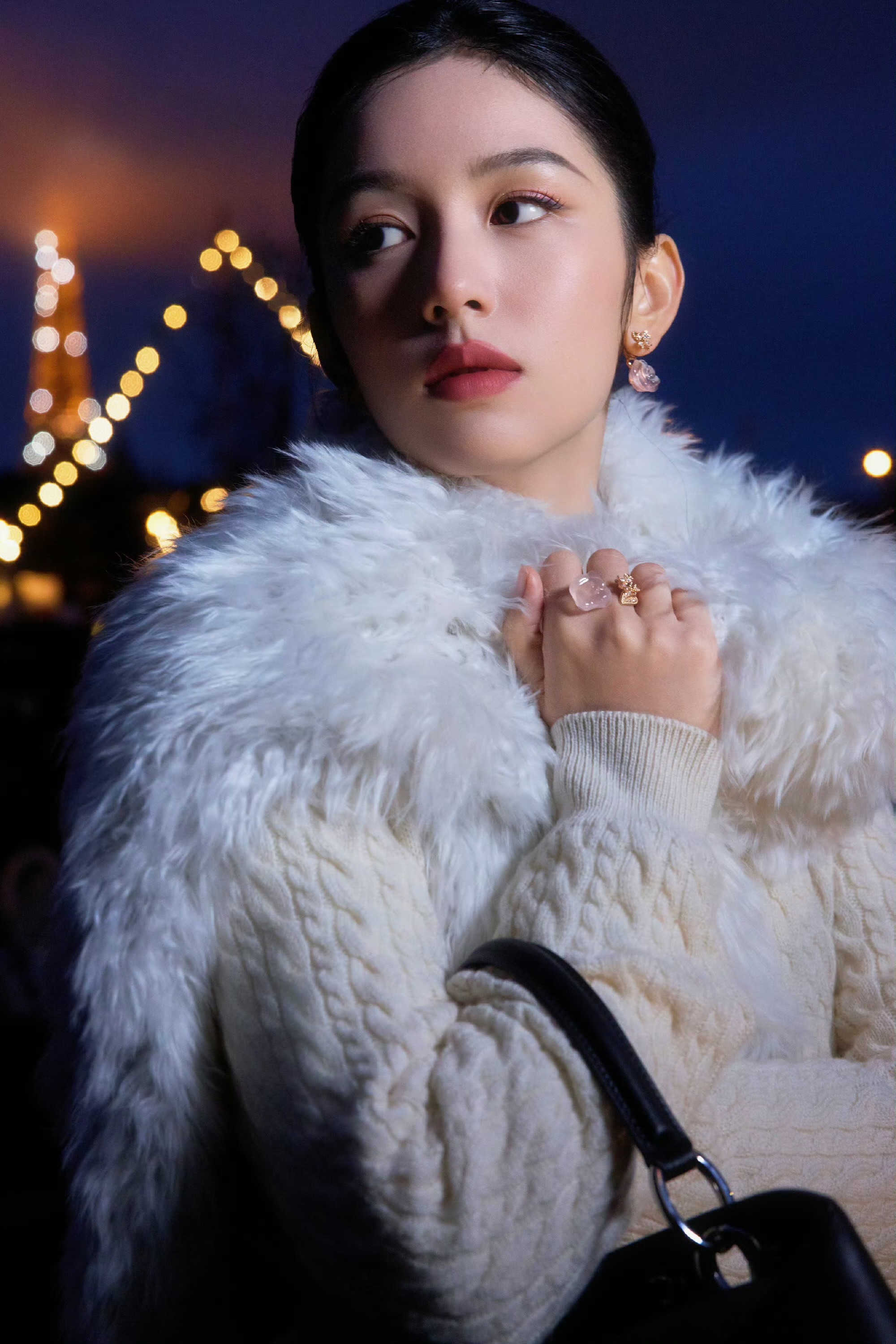 周也Christian Dior巴黎高定时装周造型穿搭