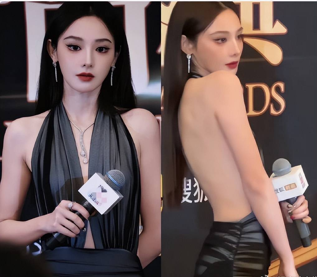 彭小苒露背美图性感撩人！身材火辣一张比一张哇噻