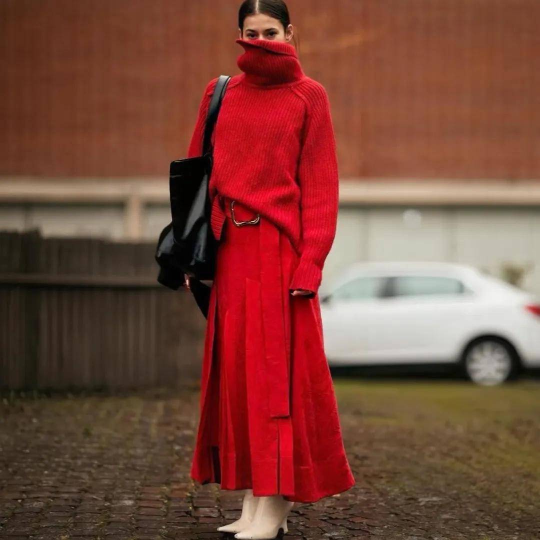 今年过年穿这7种红色单品,时髦又好看-13 今年过年穿这7种红色单品,时髦又好看