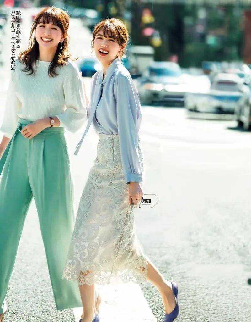 适合亚洲人的配色—早春穿搭，直接照抄就好