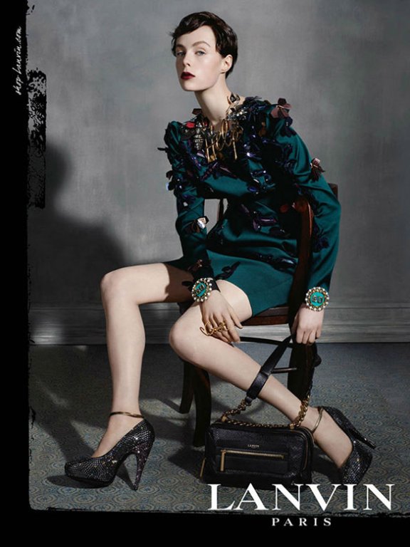 Lanvin 2013 秋冬形象照发布 怪诞复古路线