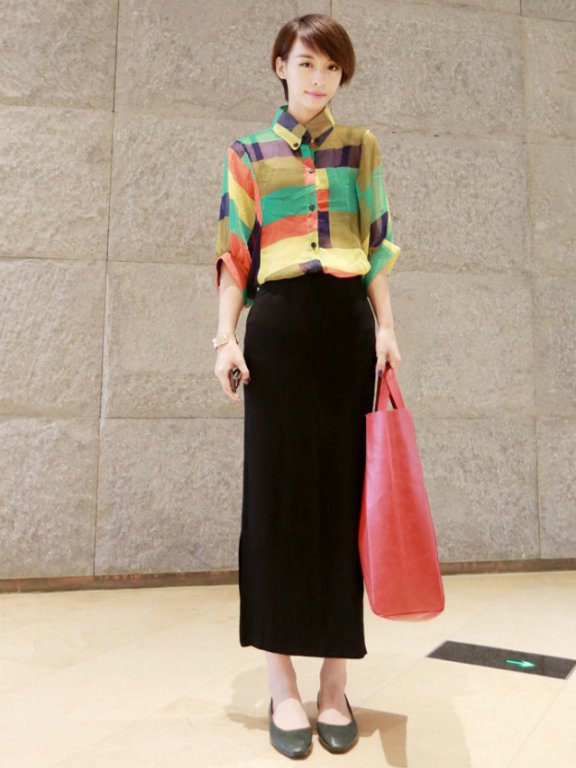 广州潮女街拍 甜美OR摩登