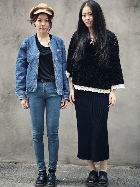 2013年10月长沙潮人时尚街拍 人美衣更美