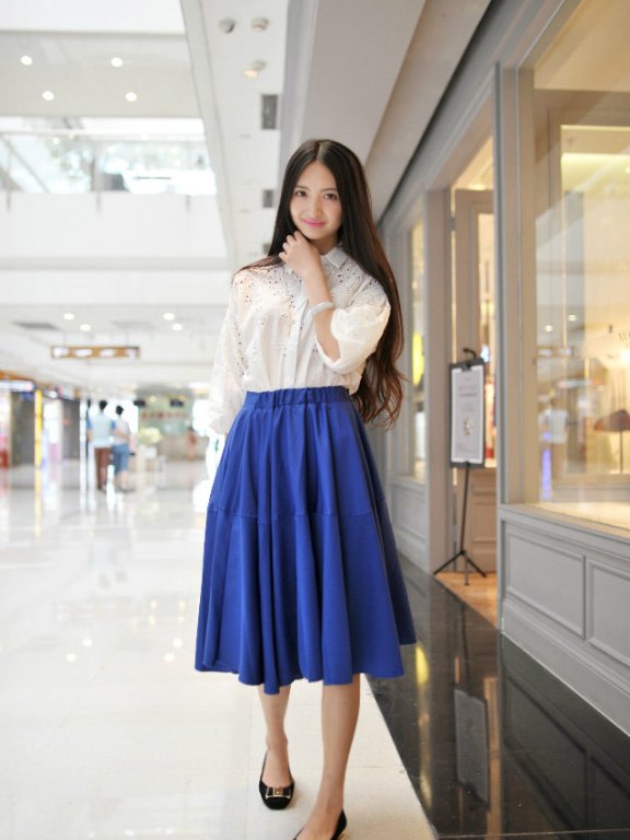 成都美女初秋街拍 美丽的搭配美丽的你