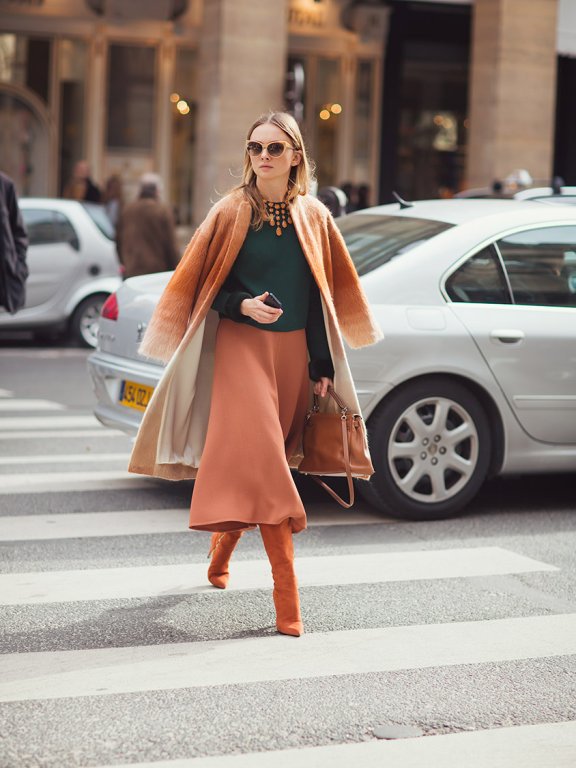 2013年10月下旬欧美潮人街拍 大衣提前秋冬必入