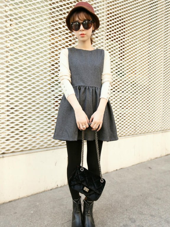 2013年10月杭州潮女街拍 百变风格混搭术