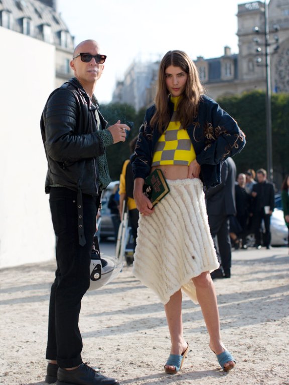 米兰潮人街拍 时尚气质范儿