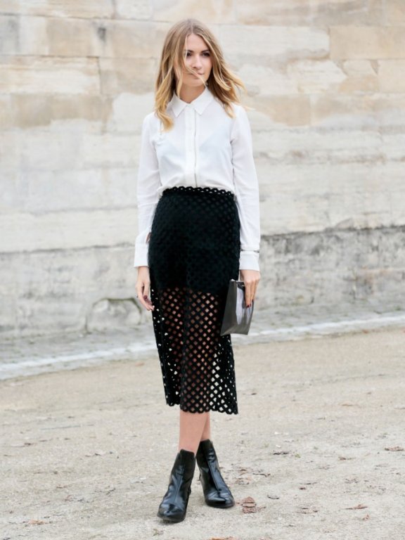 2013年10月美国潮女街拍 优雅时尚气质美