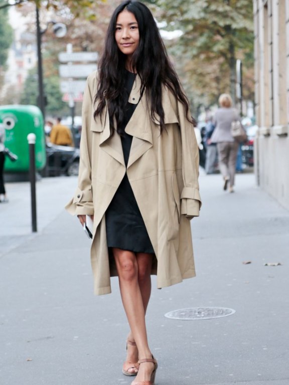 纽约潮人街拍 优雅的街头时尚着装