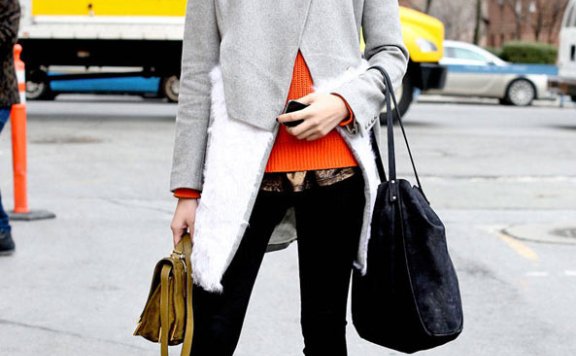 纽约&巴黎双城街拍:冬日高超的靴子混搭秀