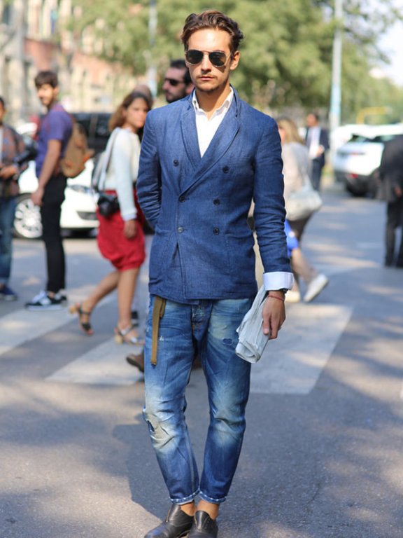 欧美型男街拍 张张都有气场