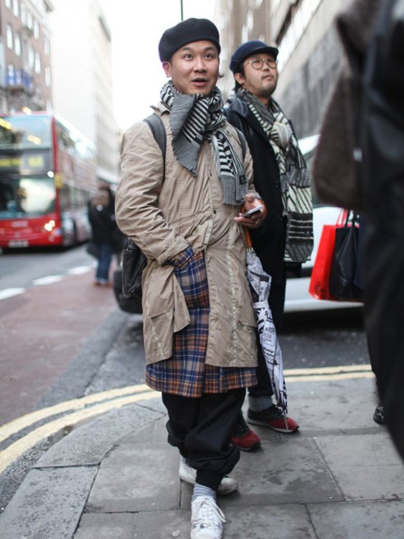 2014秋冬伦敦型男街拍:欧陆潮男時尚穿搭第一弹！