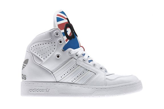 英国国旗元素 adidas Originals by Jeremy Scott Instinct High 鞋款全新配色设计