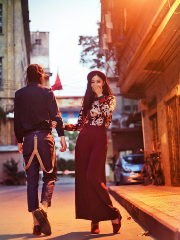 看国内情侣穿搭 一双一对最迷人