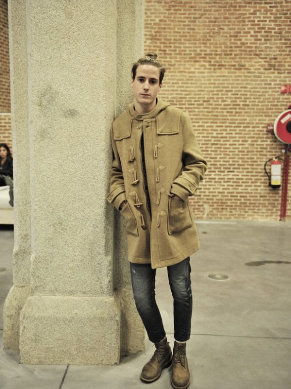 型男冬季怎么穿？看2014马德里秋冬男装周型男街拍精选
