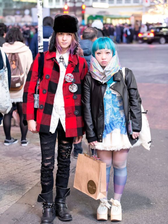 2014年2月日本潮人街拍 雷死人的造型