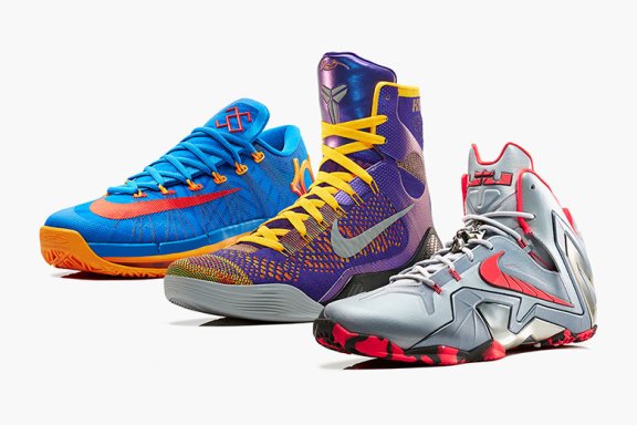 三巨头战靴亮相 Nike Basketball 2014 精英团队系列