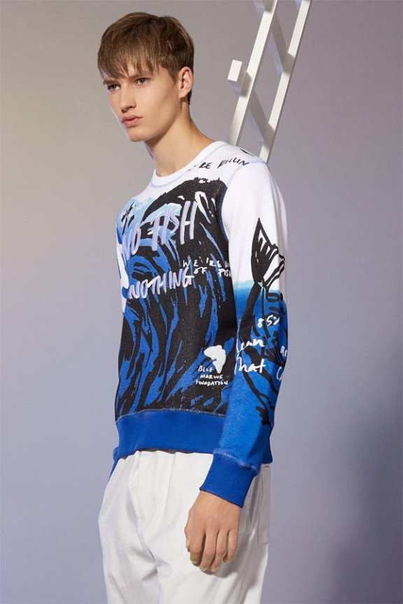 海洋为灵感的时尚设计 KENZO 2014春夏“Fish”系列